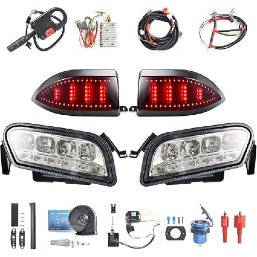 NOKINS Deluxe LED Headlight and Taillight Kit for Club Car Tempo — image 1