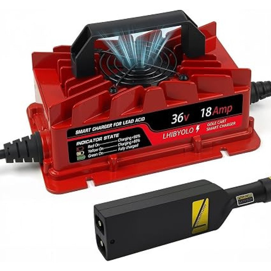 LHIBYOLO 36V Golf Cart Battery Charger for EZGO TXT — image 1