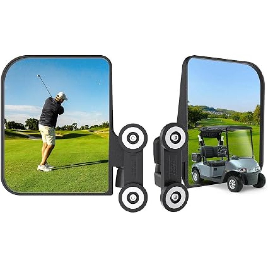 A2C Magnetic Golf Cart Side Mirrors — image 1