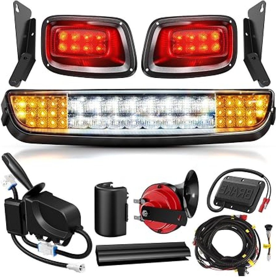 GODCTSUP Deluxe LED Light Bar Kit for EZGO TXT Golf Carts, 1996-2013, 12V — image 1