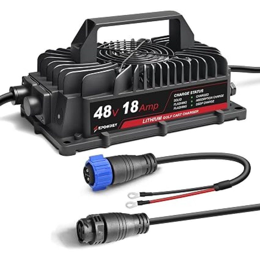 EPOWREY 18A 58.4V LiFePO4 Lithium Battery Charger — image 1