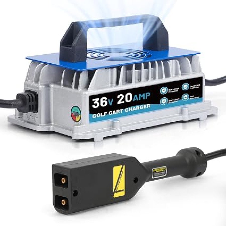 RALBIL 36V Golf Cart Charger for EZGO TXT with D-Style Plug — image 1