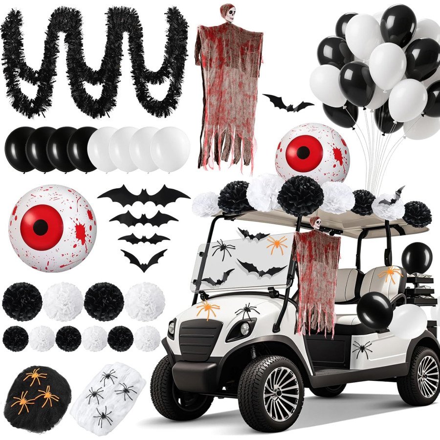 Soulchen 94-Piece Eyeball & Ghost Golf Cart Decor Kit — image 1