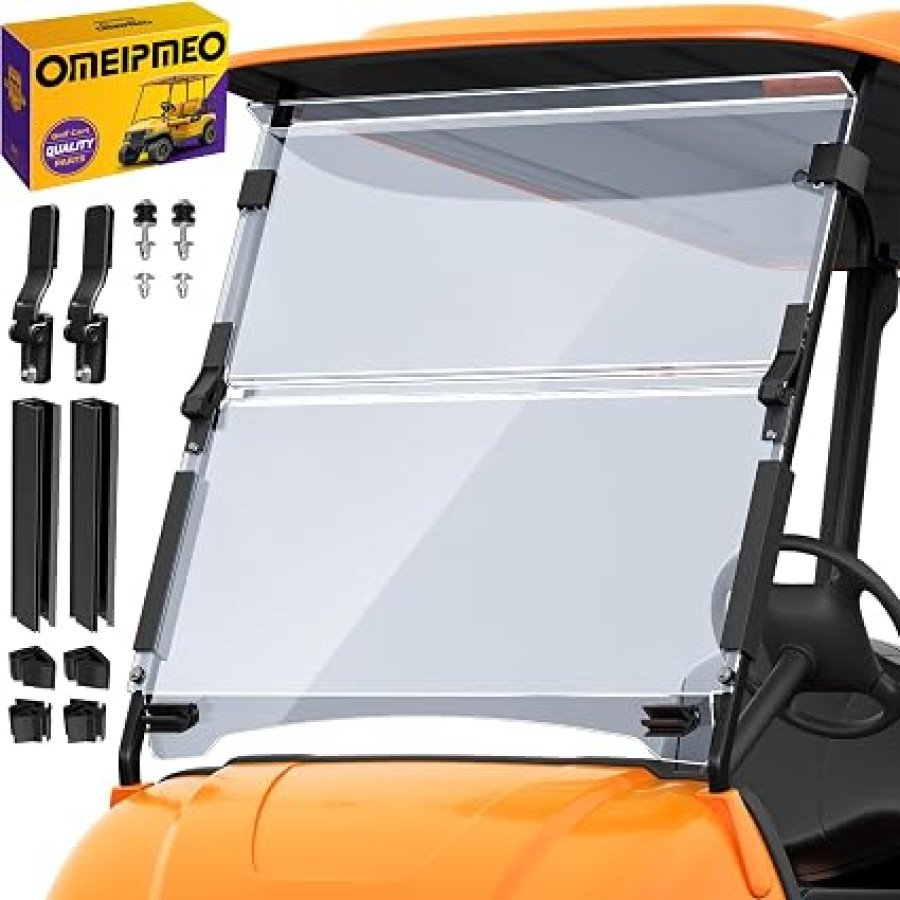 OMEIPMEO Foldable Golf Cart Windshield for Yamaha Drive G29, 2007–2016 — image 1