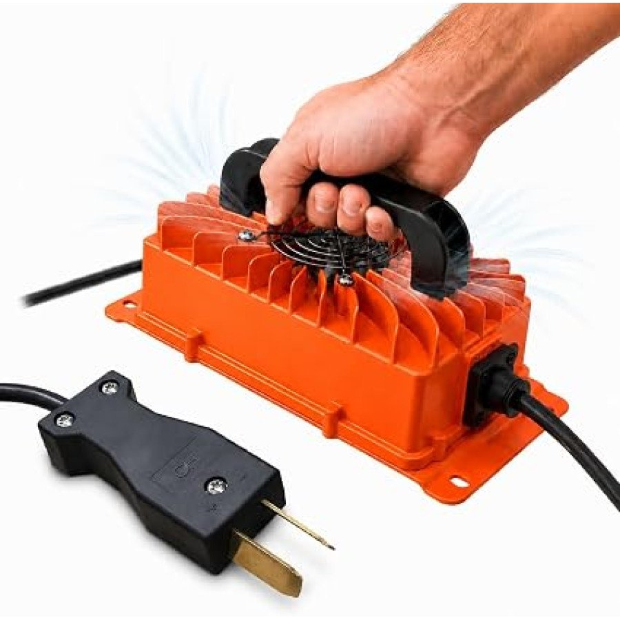 Rugaest 36V 18A Golf Cart Battery Charger with Crowfoot Plug — image 1