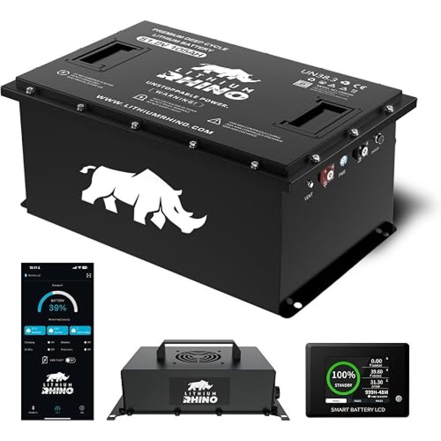 Lithium Rhino 48V 105Ah Club Car Battery Kit — image 1